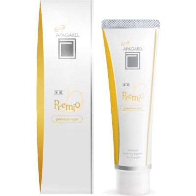 Sangi Apagard Premio Високоефективна отбеливающая зубна паста з нано-гидроксиапатитом, м’ята, 105 г