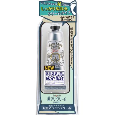Японський натуральний дезодорант-антиперспирант для ніг на основі квасцов Deonature Toe Smooth Cream (30 г)