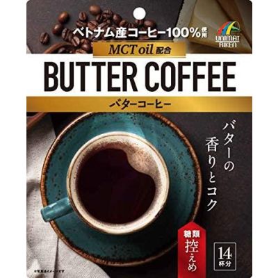UNIMAT RIKEN Butter Coffee Растворимий кето-кофе для схуднення, 70 г, 14 чашек кофе