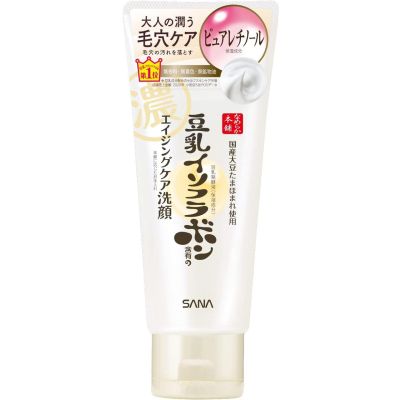Sana Nameraka Honpo WR Гель-пінка для вмивання з ретинолом і ферментованим соєвим молоком 150 г