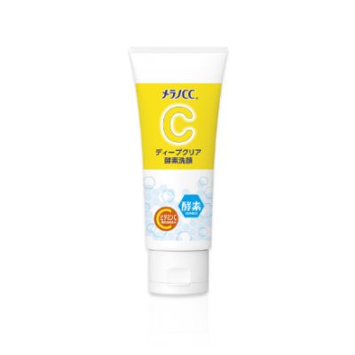 Rohto Melano CC Deep Clear Ензимна пінка для вмивання з вітаміном З і глиною, 130 г