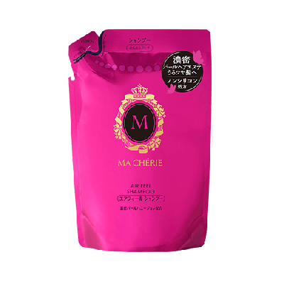 Shiseido Ma Cherie Air Feel Відновлювальний шампунь з жемчугом, придает блиск, чудовий запах, 380 мл