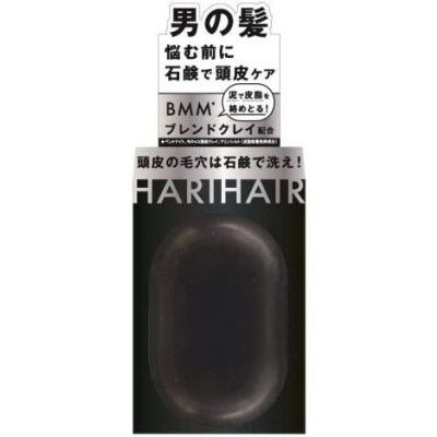 Pelican HariHair Мило для волоссяся з деревним углем, глиною, танином хурми, морским илом, ментолом 100 г