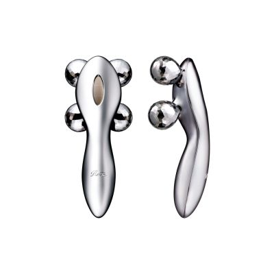 MTG ReFa 4 CARAT RF-FC1932B Platinum Массажер для обличчя і тіла, 4 ролика, микротоки, платиновое покриття