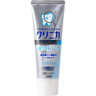 Lion Clinica Advantage + Отбеливающая зубна паста свіжа м’ята 130 г