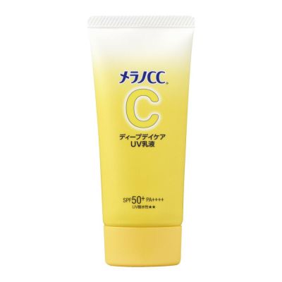 Rohto Melano CC Deep Day Care UV Milk SPF50+ PA++++ Ранкова сонцезахисна емульсія з вітаміном C, 50 г
