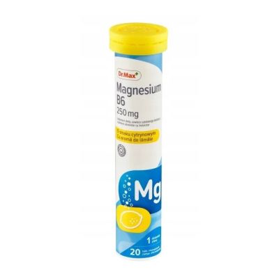 Dr.Max Magnesium B6 магній, вітамін В6, 20 шипучих таблеток