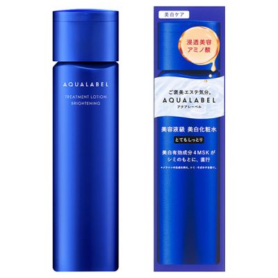 Shiseido Aqualabel Treatment Lotion Brightening Rich Moist освітлювальний і зволожувальний лосьйон, 170 мл