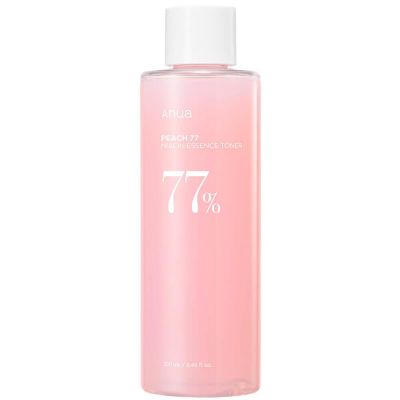 Anua Peach 77 Niacin Essence Toner Зволожувальний тонер-есенція з екстрактом персика, 250 мл