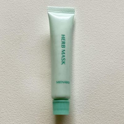 Menard Herb Mask Травяная, отшелушивающая і зволожувальна кремова маска для обличчя, mini 9 г