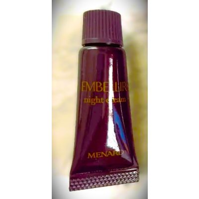 Menard Embellir Night Cream Ночной омолоджувальний крем з екстрактами грибів Рейши, мініатюра 2г
