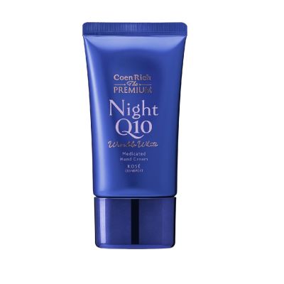 Kose Coenrich The Premium Medicated Wrinkle Night Hand Cream Ночной крем для рук і ногтей з коензимом, 60 г