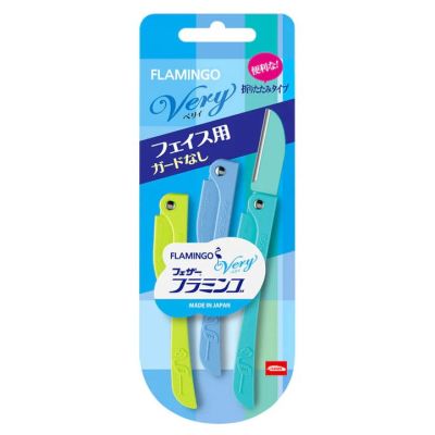 Feather Flamingo Very Жіноча бритва для обличчя, 3 шт