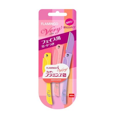 Feather Flamingo Very S Жіноча бритва для обличчя, 3 шт