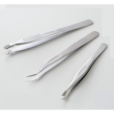 Kobayashi HUNTER Precision Tweezers Набір з 3-х висококачественних пинцетов для брів