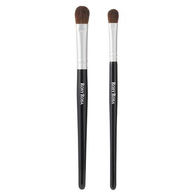 Rosy Rosa Eyeshadow Brush Set Набір з 2 кистей для тіней, натуральний ворс