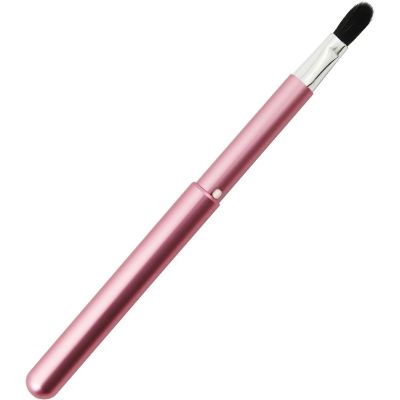 Shishida Seishindo Eyeshadow Brush Slide Pink Пензлик для тіней, висувна, з ковпачком, розовая