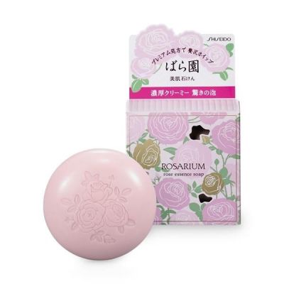 Shiseido Garden Rose Essence Soap RX Мило для обличчя і тіла з ароматом троянди, 100 г