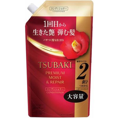 Shiseido Tsubaki Premium Moist & Repair Зволожувальний кондиціонер для волоссяся премиум-класса, змінний блок 600 мл