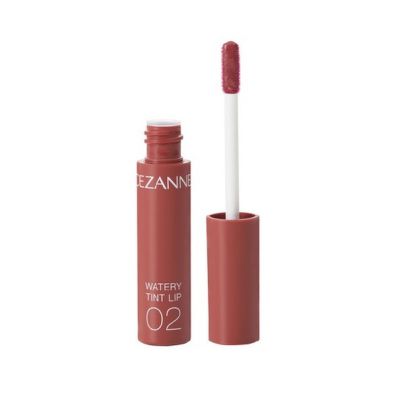 CEZANNE Watery Tint Lip Зволожувальний блиск для губ, 02 кораллово-красний, 4 г