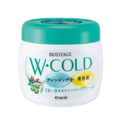 Kracie Moistage W Cold Cream Смиваемий очищувальний крем для обличчя, 270 г