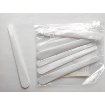 Yiwu Spatula Шпатель для крема, масок двусторонний, пластиковий, 150 мм, 10 шт