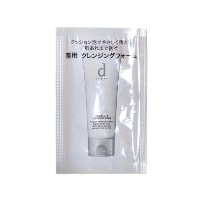 Shiseido d Program Essence In Cleansing Foam Очищувальна пінка для чутливої шкіри, пробник 1 г