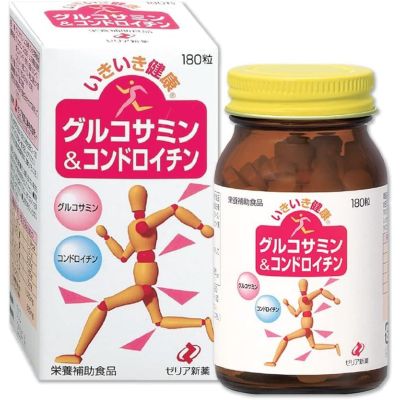 Zeria Ikiki Kenko Глюкозамин і Хондроитин, 180 таблеток на 20 днів