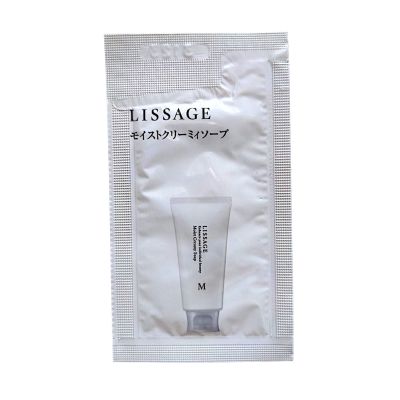 Kanebo Lissage Resage Moist Creamy Soap Зволожувальне кремове мило для вмивання, пробник 2 г