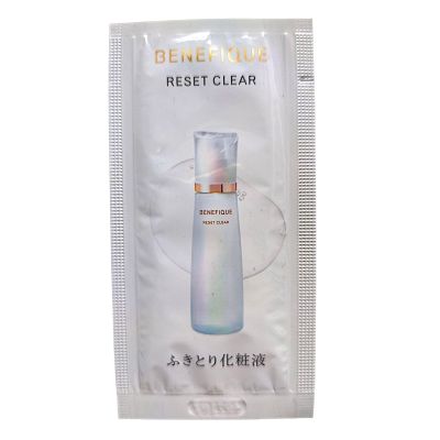 Shiseido Benefique Reset Clear N Очищувальний лосьйон для зняття макіяжу, пробник 3 мл