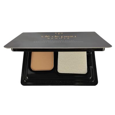 Shiseido Cle De Peau Beaute Teint Poudre Eclat II Radiant Powder Foundation SPF25 Сияющая прессованная пудра, Pink Ochre10, пр.0, 8г