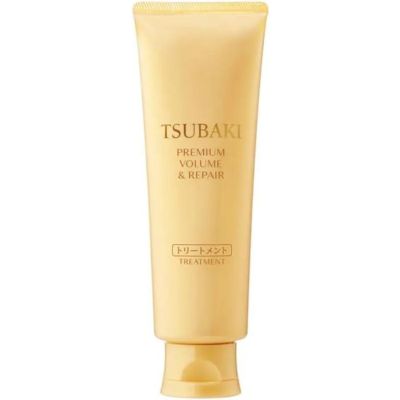 Shiseido Tsubaki Premium Volume & Repair Treatment Відновлювальний разглаживающий уход для волоссяся, 160 г