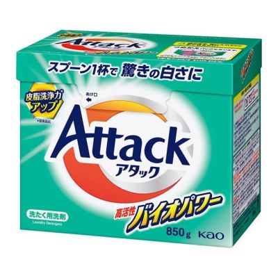 Kao Attack Highly Active Bio Power Пральний порошок з ферментами 850 г