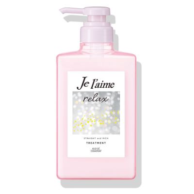 KOSE Je laime Relax Midnight Repair Hair Treatment Straight & Rich Кондиціонер для випрямлення волосся, 480 мл