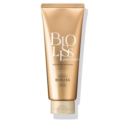 KOSE SS Bioliss Pure Touch Deep Repair Hair Mask Маска для глубокого восстановления сухого і пошкодженого волосся, 200 г