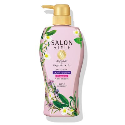 KOSE Salon Style Conditioner Rich Moisture Зволожувальний кондиціонер, сладкий квітковий аромат, 500 мл