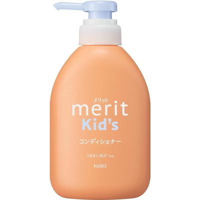 Kao Merit Kids Conditioner Дитячий кондиціонер для волоссяся з дозатором, квітковий аромат, 360 мл
