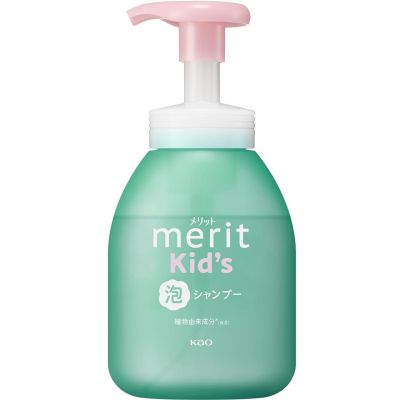 Kao Merit Kids Foaming Shampoo Дитячий пінний шампунь з дозатором, квітковий аромат, 330 мл