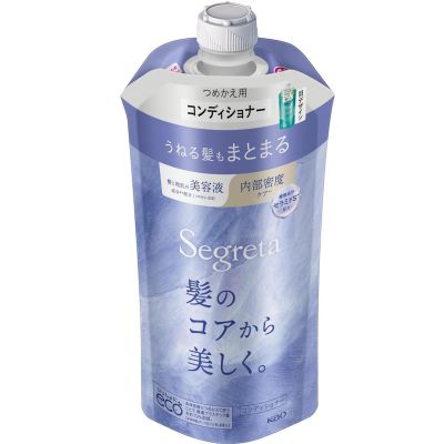 Kao Segreta Conditioner Кондиціонер для зрілих, вьющихся волосся, змінний блок 340 мл