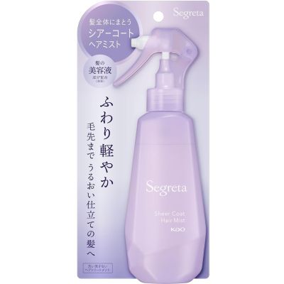 Kao Segreta Sheer Coat Hair Mist Спрей для зволоження волосся, термозащити, 170 мл