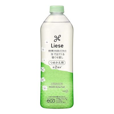 Kao Liese Foam Hair Fixer Пінка для фиксации волосся, змінний блок 340 мл