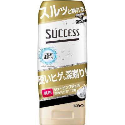 Kao Success Medicated Shaving Gel Гель для бритья густих і жестких волосся, 180 г