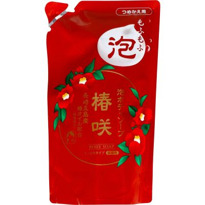 Rocket Soap Foaming Body Soap Tsubaki Saki Пенистое мило для тіла, змінний блок, 480 мл