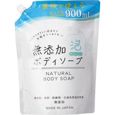 Rocket Soap Foaming Natural Body Soap Пенистое мило для тіла, змінний блок 900 мл