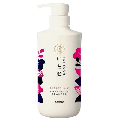 Kracie Ichikami Smooth Care Shampoo Шампунь для гладкості волосся, з дозатором, 480 мл