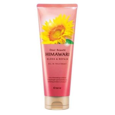 Kracie Dear Beaute HIMAWARI Oil-in-Treatment Gloss & Repair Уход для пошкодженого, сухого волосся, з олією подсолнечника, 200 г