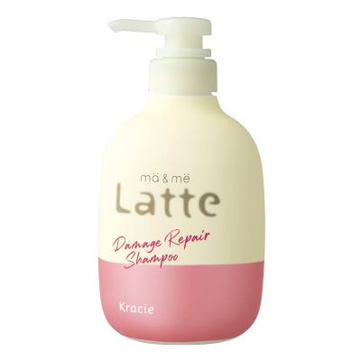 Kracie Ma & Me Latte Damage Repair Shampoo Шампунь для пошкодженого, сухого волосся для дорослих і дітей, 490 мл