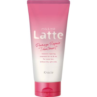 Kracie Ma & Me Latte Extra Damage Care Treatment Уход для пошкодженого, сухого волосся для дорослих і дітей, 180 г