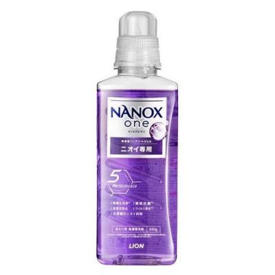 Lion Nanox One for Smells Рідкий засіб для прання з дезодорирующим і антибактериальним ефектом, 640 г