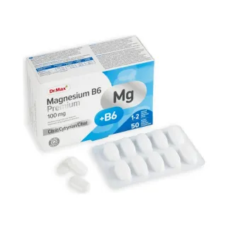 Dr.Max Magnesium B6 Premium магнію цитрат і вітамін В6, 50 таблеток